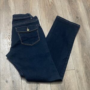 Lee Women's Dark Indigo Straight Leg Jeans